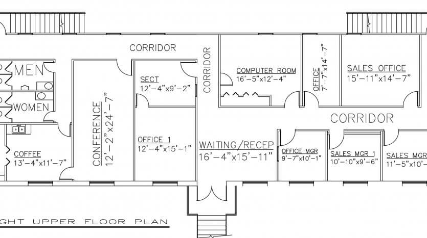 Right Upper Floor Plan